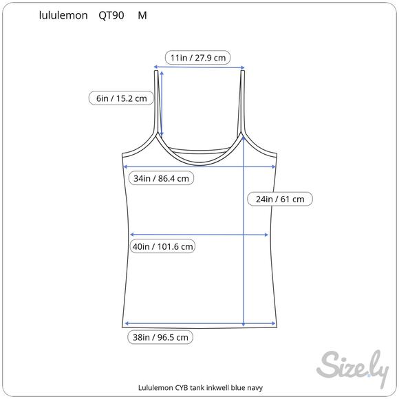 Lululemon CYB tank inkwell blue navy - Picture 2 of 9